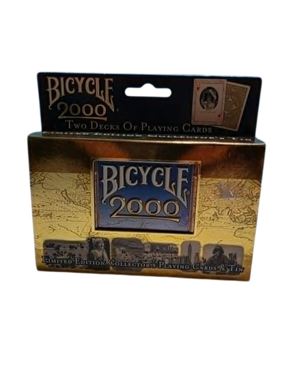 VINTAGE Bicycle 2000 Limited Edition Millennium Collector’s Playing Cards & Tin